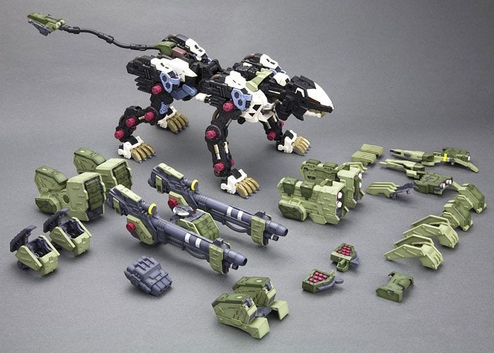 HMM - RZ-041 Liger Zero Panzer Marking Plus Ver. - Zoids 1/72
