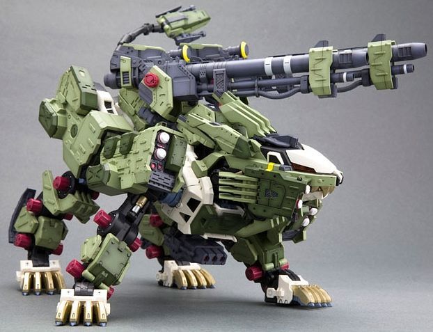 HMM - RZ-041 Liger Zero Panzer Marking Plus Ver. - Zoids 1/72