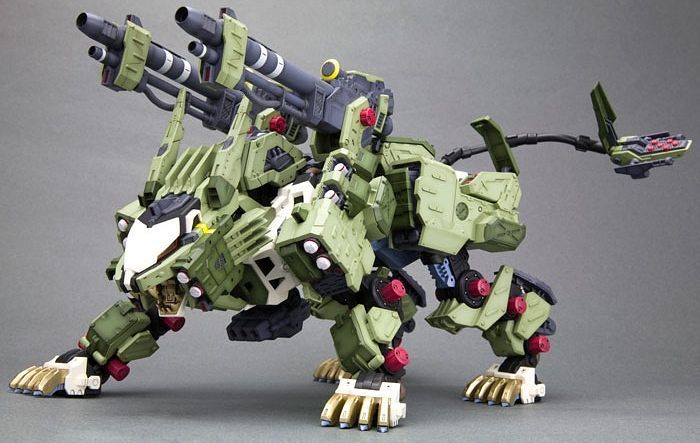 HMM - RZ-041 Liger Zero Panzer Marking Plus Ver. - Zoids 1/72