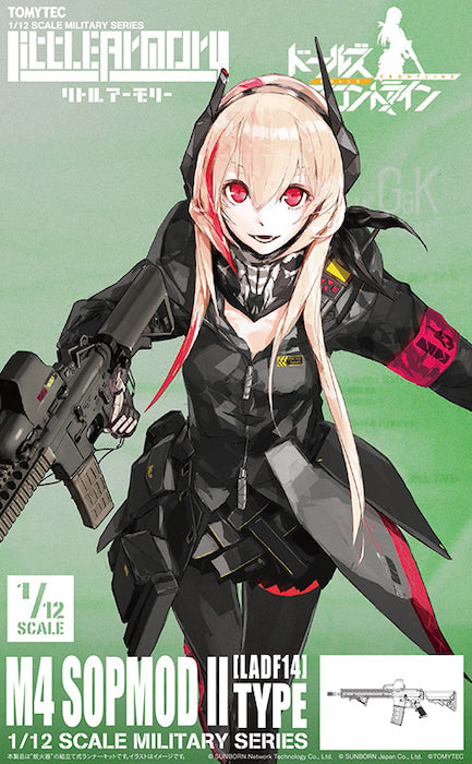 Little Armory LADF14 Dolls' Frontline M4 SOPMODII Type 1/12
