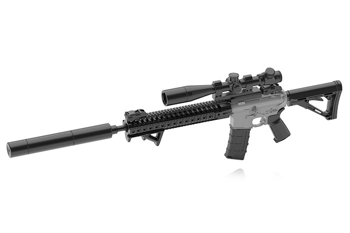 Little Armory LADF16 Girls' Frontline ST AR-15 Type 1/12