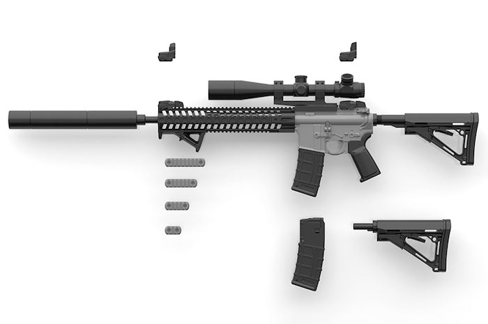 Little Armory LADF16 Girls' Frontline ST AR-15 Type 1/12