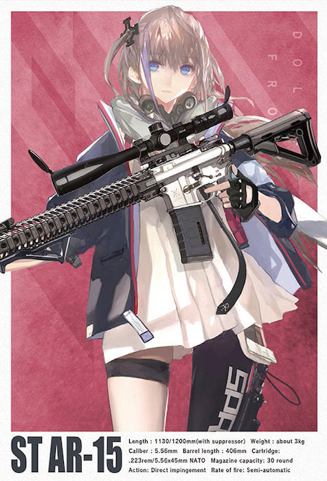 Little Armory LADF16 Girls' Frontline ST AR-15 Type 1/12