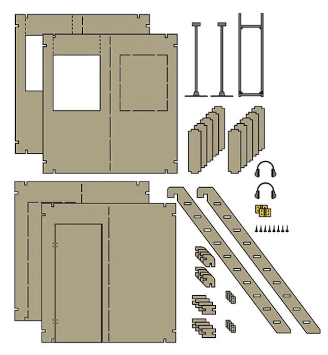 Little Armory LD023 Shoot House A 1/12