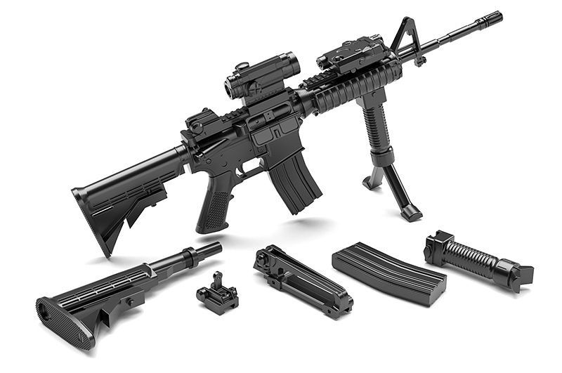 Little Armory LA050 M4A1 Type 2.0 1/12