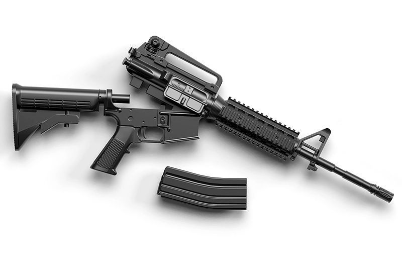 Little Armory LA050 M4A1 Type 2.0 1/12