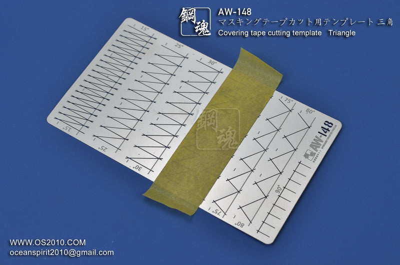 MAD - AW148 Masking Tape Cutting Template Triangle