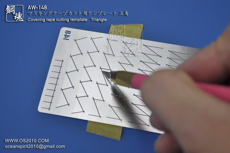 MAD - AW148 Masking Tape Cutting Template Triangle