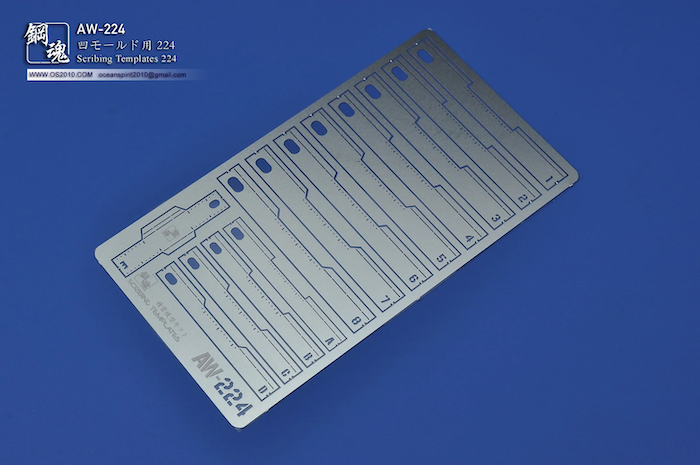 MAD - AW224 Scribing Template With Fold Lines