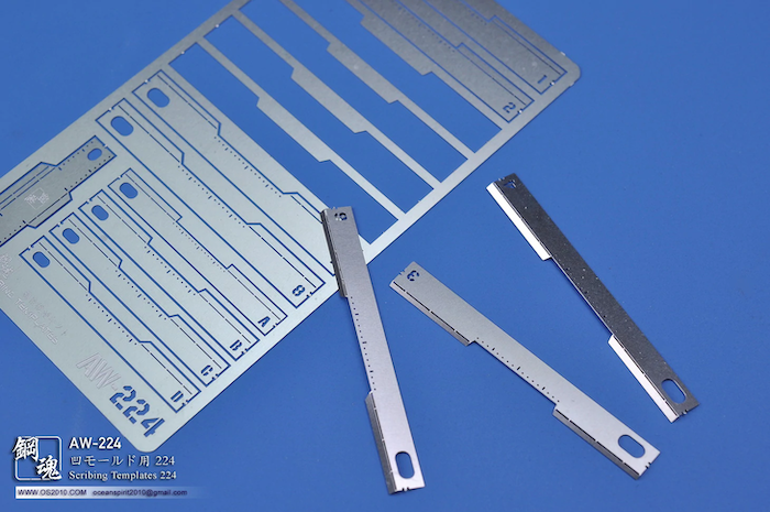 MAD - AW224 Scribing Template With Fold Lines