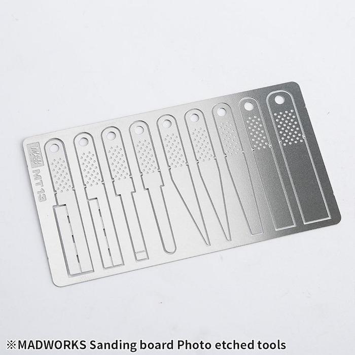 MAD - MT13 Photo Etched Sanding Board (Multiple Shapes)