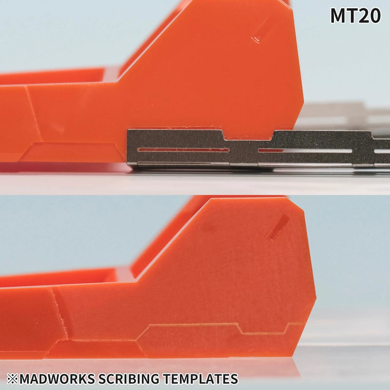 MAD - MT20 Scribing Templates with Fold Lines 1 Photo-etched