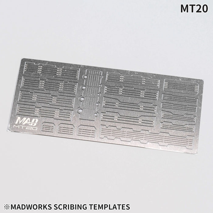 MAD - MT20 Scribing Templates with Fold Lines 1 Photo-etched
