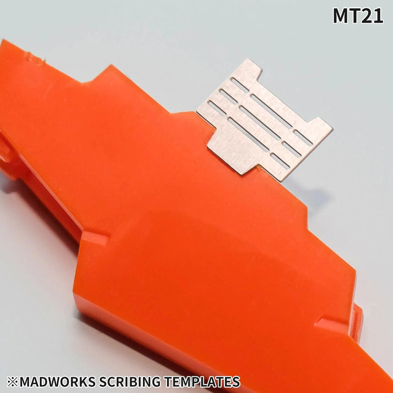 MAD - MT21 Scribing Templates with Fold Lines 2 Photo-etched