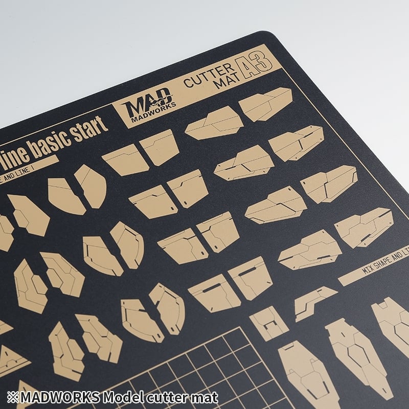 MAD - Gundam Model Cutting Mat With Panel Line Design MH04