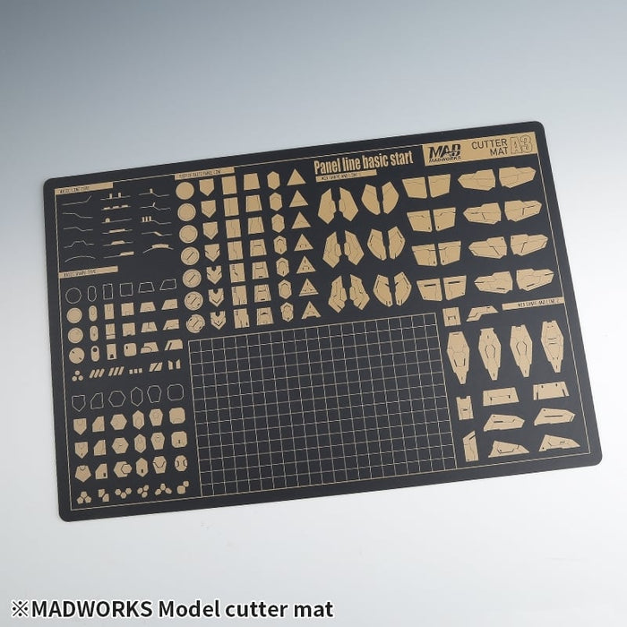 MAD - Gundam Model Cutting Mat With Panel Line Design MH04
