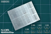 MAD - N015 Glass Frames Photo Etching Parts (Small)