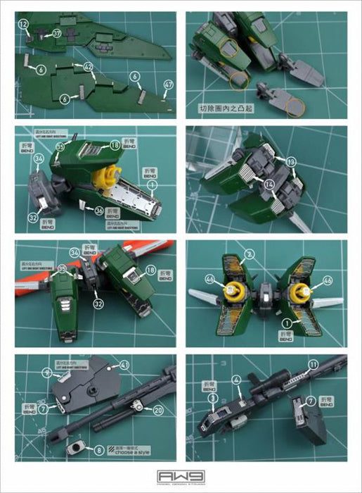 MAD - S09 MG Dynames Photo Etch Upgrade Parts