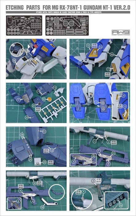 MAD - S12 MG NT-1 Alex 2.0 Photo Etch Upgrade Parts