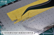 MAD - S24 Flatbed Ruler Masking Tape Cutting Guide
