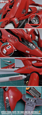 MAD - S29 Etching Parts for HGUC Nightingale Part A