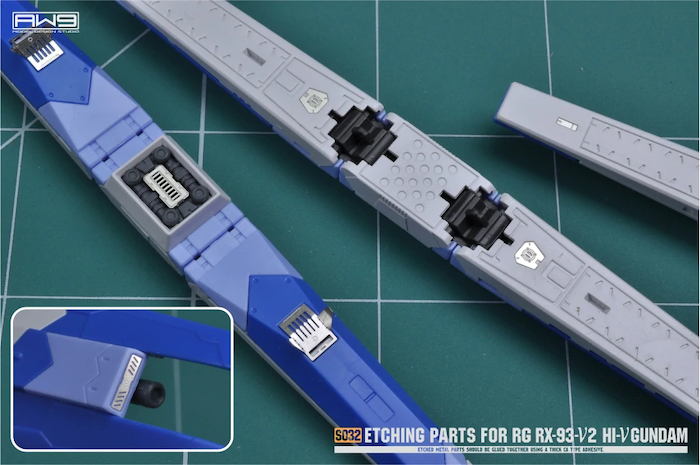 MAD - S32 Etching Parts for RG Hi-Nu Gundam