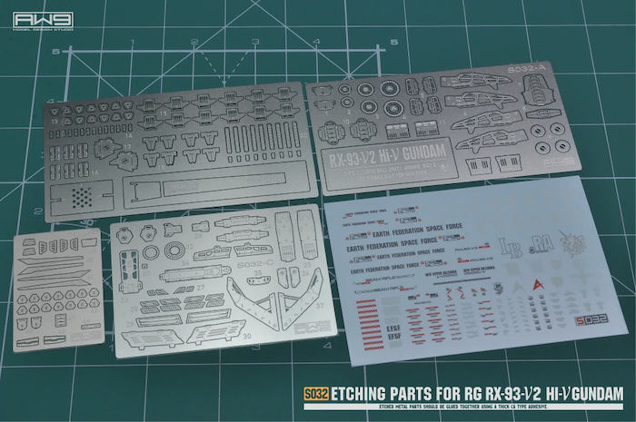 MAD - S32 Etching Parts for RG Hi-Nu Gundam