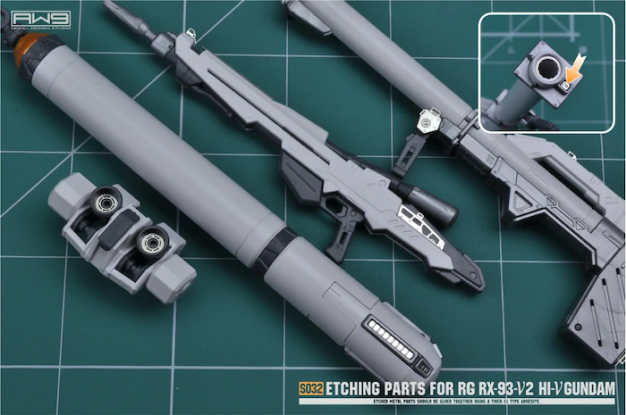 MAD - S32 Etching Parts for RG Hi-Nu Gundam