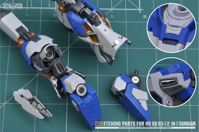 MAD - S32 Etching Parts for RG Hi-Nu Gundam