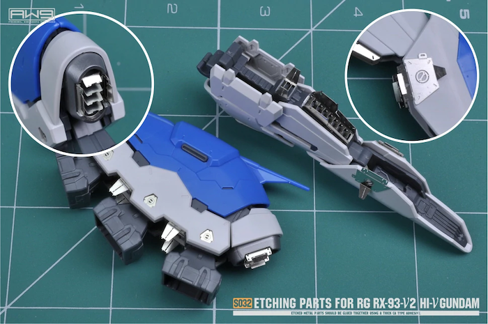 MAD - S32 Etching Parts for RG Hi-Nu Gundam