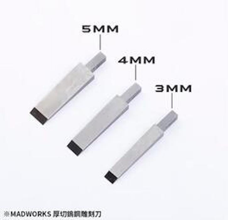 MAD - WD Series Wide Chisel (3 Sizes) — Panda Hobby