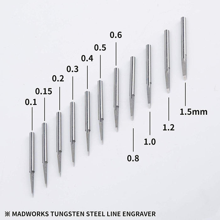 MAD - TS120 1.2mm Tungsten Steel Line Engraver