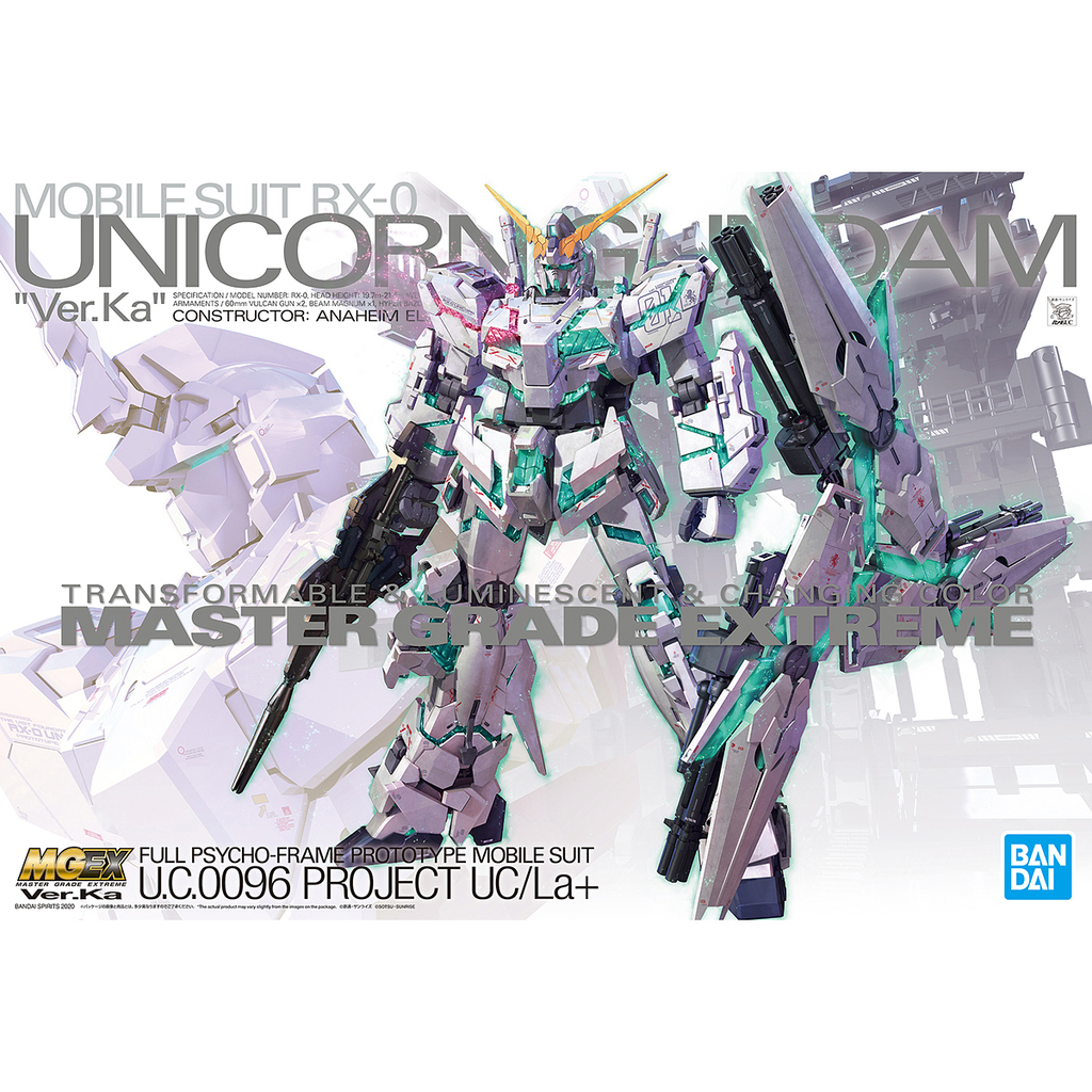 送料無料◆2025新品  Ka Ver. Gundam Unicorn MGEX 1/100 Hobby Panda — 模型製作用品