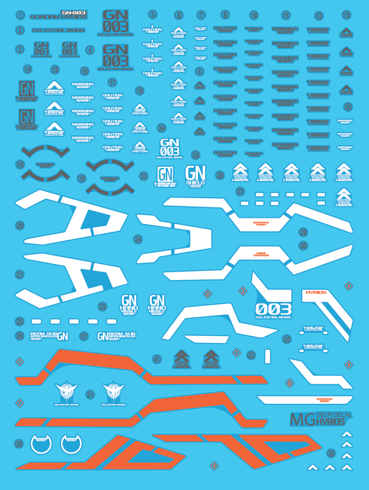 DD MG Kyrios Holo Water Decal