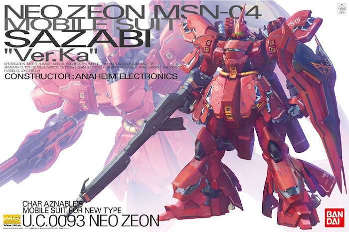 Bandai Master Grade (MG) 1/100 MSN-04 Sazabi Ver. Ka