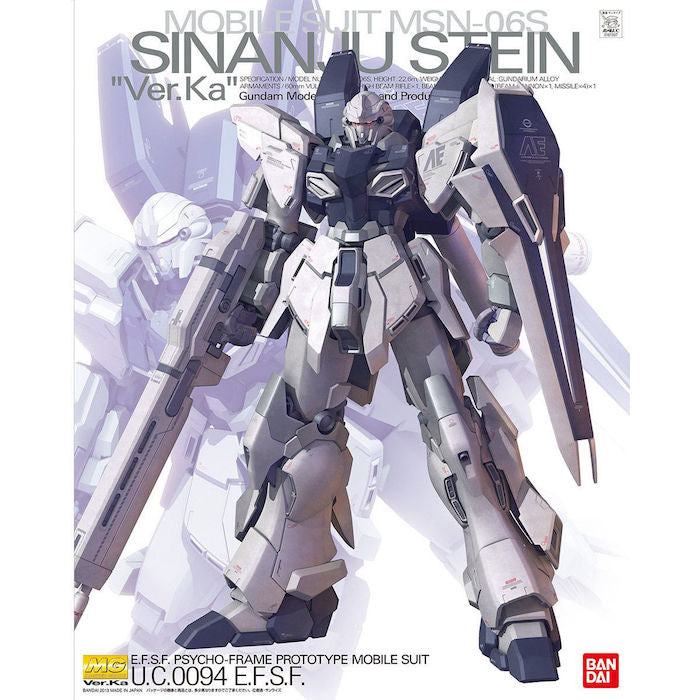 ホットセール - アートトラベルシューズ Stein Sinanju MSN-06S MG Ver. Hobby Panda — 1/100 Ka ロボット