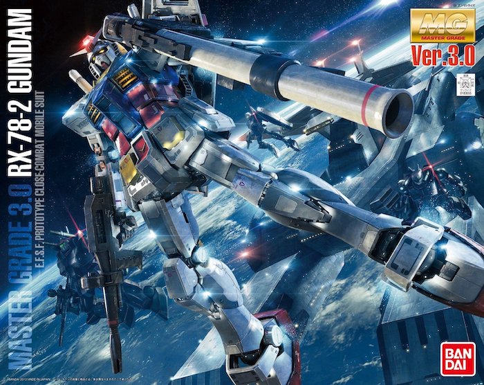 MG RX-78-2 Gundam Ver 3.0 1/100