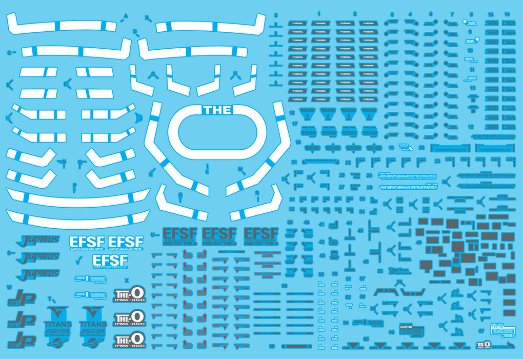 DD MG The-O Water Decal