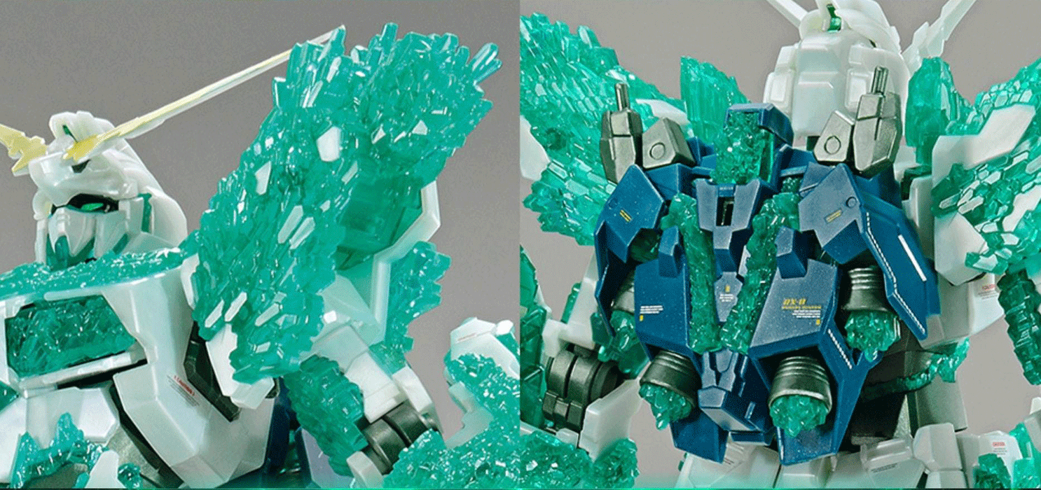 MG The Gundam Base Limited Unicorn Gundam (Luminous Crystal Body) 1/100