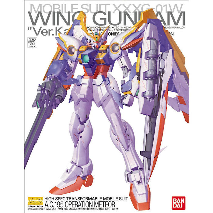MG XXXG-01W Wing Gundam Ver. Ka 1/100