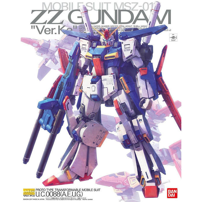 MG ZZ Gundam Ver.Ka 1/100 — Panda Hobby