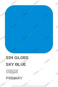 Mr Color Spray - S34 Sky Blue (Gloss/Primary)