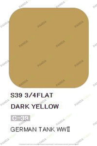 Mr Color Spray - S39 Dark Yellow (3/4Flat/Tank)