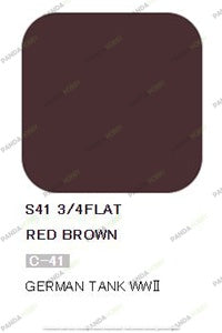 Mr Color Spray - S41 Red Brown (3/4Flat/Tank)