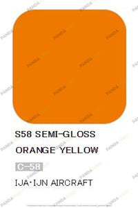 Mr Color Spray - S58 Orange Yellow (Semi-Gloss/Aircraft)