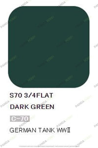 Mr Color Spray - S70 Dark Green (3/4Flat/Tank)