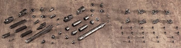 M.S.G - Mecha Supply Assortment 02 Propellant Tank Set Gunmetal Ver. MJ102