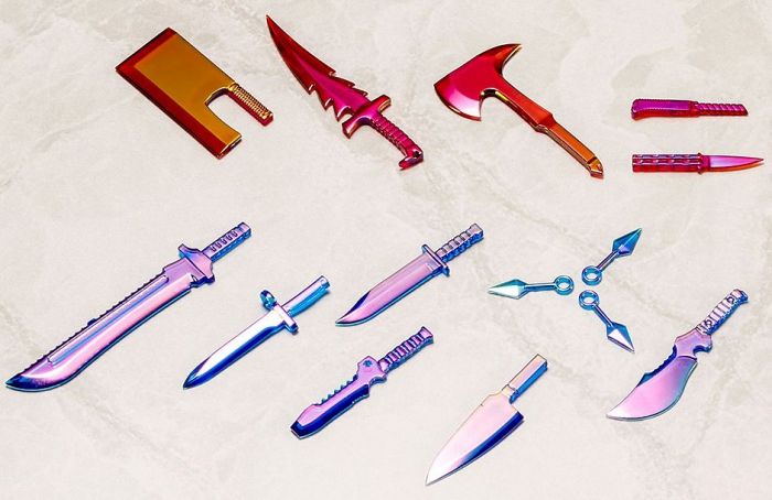 M.S.G #34 EX Knife Set Special Edition (Polarization Red & Blue) SP002