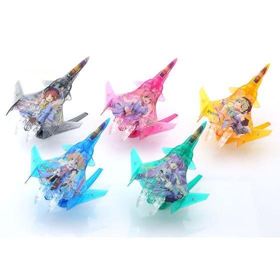 Macross Delta VF-31 Siegfried Fighter Platoon Set Limited Clear Ver.