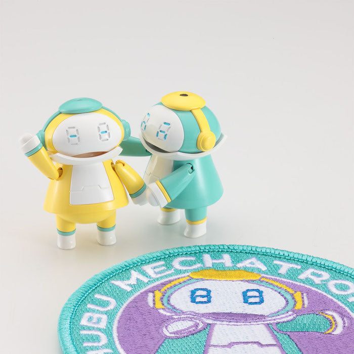 Mechatro Small Mechatromate No.04 Patch Set 'Aqua Green & Lemon'